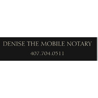 Denise The Mobile Notary logo