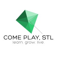 COME PLAY, STL logo