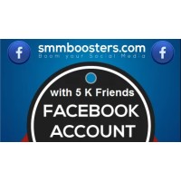 Buy Facebook Accounts With Friends 5000 logo
