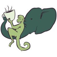 The Monkey & The Elephant logo