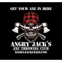 Angry Jack's Axe Throwing Club logo
