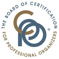 BCPO (Board Of Certification For Professional Organizers) logo