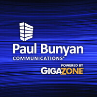 Paul Bunyan Communications Powered By The GigaZone logo