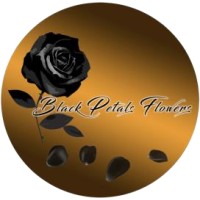 Black Petals Flowers logo