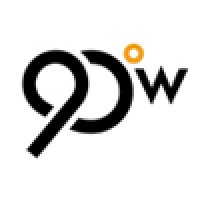 90 Degrees West logo