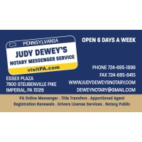 Judy Dewey's Notary Messenger logo