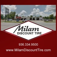 Milam Discount Tire Co logo