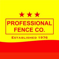 Professional Fence Co. logo
