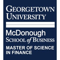 Georgetown University Master of Science in Finance logo