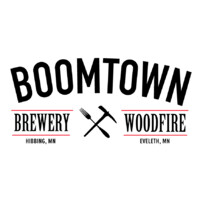 BoomTown Brewery & Woodfire Grill logo