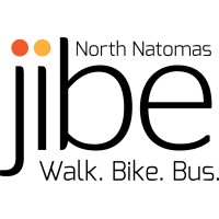 North Natomas Jibe - Walk. Bike. Bus. logo