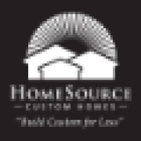 HomeSource Custom Homes logo