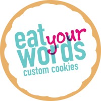Eat Your Words Custom Cookies logo