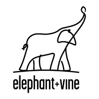 elephant + vine logo