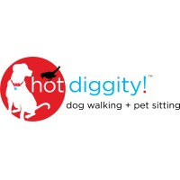 Hot Diggity! Dog Walking + Pet Sitting logo