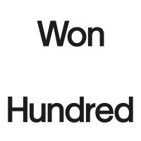Won Hundred logo