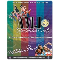 AMJ Spectacular Events Party Rentals Inflatables, Arcade Games, Concessions, Tables, Chairs & Tents logo
