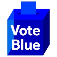 Vote Blue logo