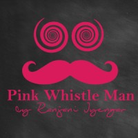 Pink Whistle Man logo