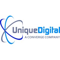 Unique Digital, A Converge Company logo