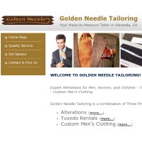 Golden Needle Tailoring logo