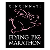 Cincinnati Flying Pig Marathon / Pig Works logo
