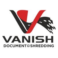 VANISH DOCUMENT SHREDDING logo