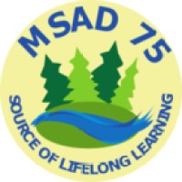 Maine School Administrative District No. 75 (MSAD No. 75) logo