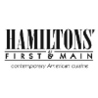Hamiltons' At First And Main logo