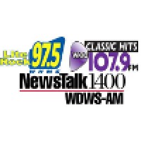 Image of Newstalk 1400-WDWS AM, Lite Rock 97.5-WHMS FM, Classic Hits 107.9-WKIO FM