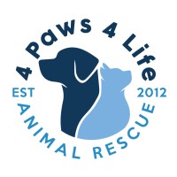 4 Paws 4 Life Rescue logo