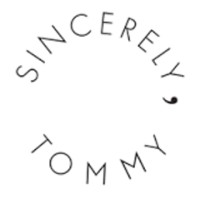 Sincerely, Tommy logo
