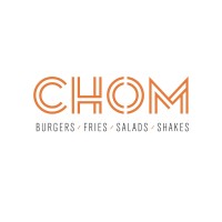 CHOM Burger logo