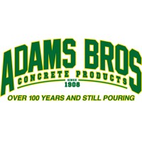 Adams Bros. Concrete Products logo