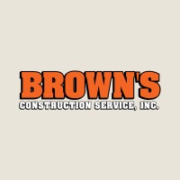 Brown's Construction Service, Inc. logo