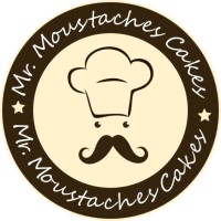 Mr. Moustache's Cakes logo