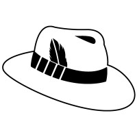 The White Hatter logo