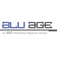 Blu Age An AWS Mainframe Migration Service logo