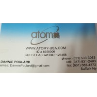 AtomyUSA.COM ID #8358306 Password 123456 logo