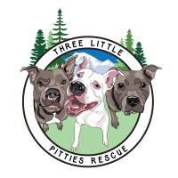 Three Little Pitties Rescue logo