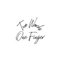 Two Words One Finger logo