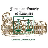 Justinian Society Of Lawyers logo