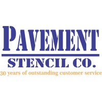 Pavement Stencil Company logo