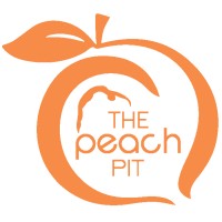 The Peach Pit Gymnastics logo