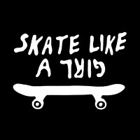 Skate Like A Girl logo