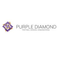 Purple Diamond - Design | Test | Engineer logo