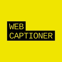Web Captioner logo