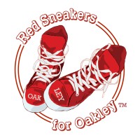 Red Sneakers For Oakley logo