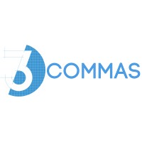 Three Commas logo