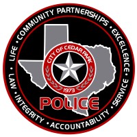 Cedar Park Police Department logo